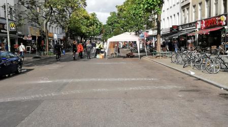 Foto einer Ansicht der Wilmersdorfer Straße
