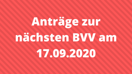 Grafik Anträge zur BVV