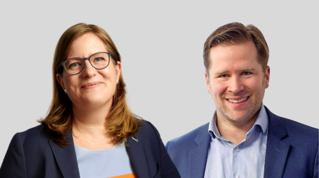 Portraitfoto von Heike Schmitt-Schmelz und Fabian Schmitz-Grethlein