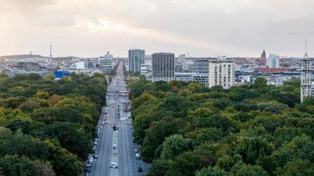 Tiergarten Berlin Vogelperspektive